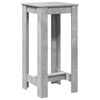 vidaXL Masă bar, gri beton, 51x50x103,5 cm, lemn prelucrat