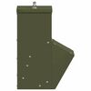 vidaXL Feeder pentru pui Verde măsliniu 20 x 25 x 35 cm