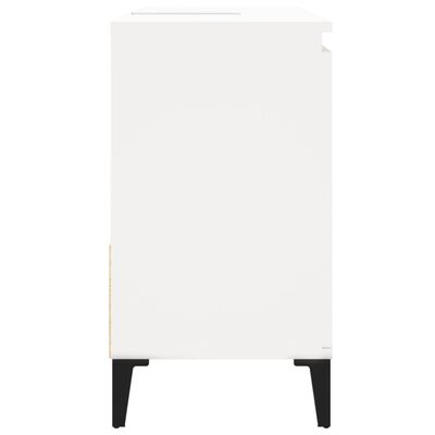 vidaXL Dulap de baie, alb, 65x33x60 cm, lemn prelucrat