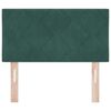 vidaXL Tăblie cap cu headboard Verde închis 80 cm Catifea