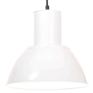vidaXL Lampă suspendată, 25 W, alb, rotund, 28,5 cm, E27