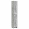 vidaXL Dulap de Baie Gri Beton 30 x 33 x 190 cm Lemn prelucrat