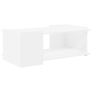 vidaXL Masă de cafea Alb 90 x 50 x 33 cm Lemn prelucrat