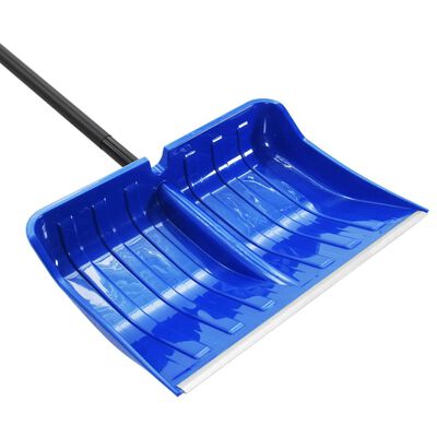 vidaXL Lopată de zăpadă, albastru, 147 cm, metal