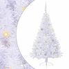 vidaXL Brad de Crăciun artificial cu 150 LED Alb 150 cm PVC și Oțel