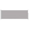 vidaXL Copertină laterală retractabilă de terasă, gri, 100 x 300 cm