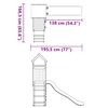 vidaXL Set de joacă pentru exterior, lemn masiv de pin