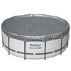 Bestway Husă pentru piscină &Oslash;3,66 m Rotund Poliester Gri