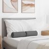 vidaXL Perne Bolster 2 pcs Gri închis Ø 15 x 40 cm țesătură