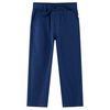 vidaXL Pantaloni pentru copii cu șnur, bleumarin, 140