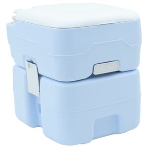 vidaXL Toaletă de camping albastru 41,5 x 36,5 x 42 cm