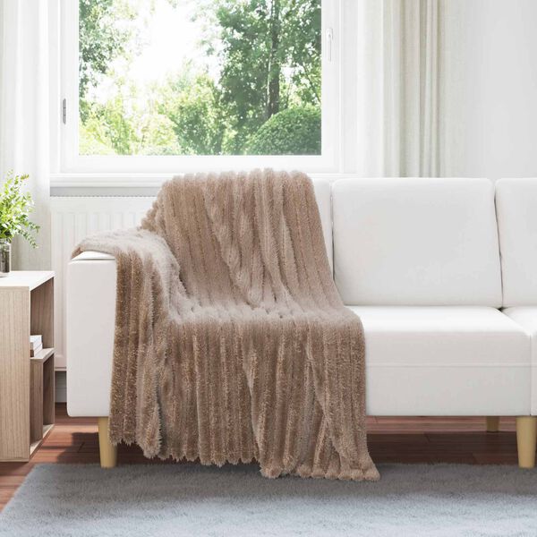 vidaXL Pături de aruncat 6 pcs Culoare Cămilă 150 x 130 cm Molton