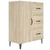 vidaXL Dulap, stejar sonoma, 69,5x34x90 cm, lemn compozit