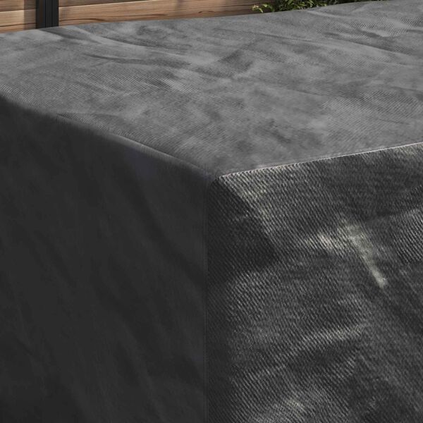 vidaXL Husă pentru mobilă Simplu Negru 240 x 180 x 100 cm 600D