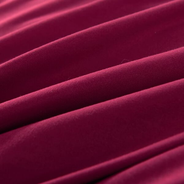 vidaXL Set husă pilotă, vișiniu, 155x220/80x80 cm