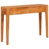 vidaXL Masă de consolă Maro 110 x 30 x 80 cm Lemn Solid de Acacia
