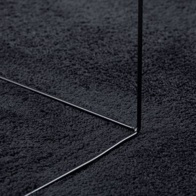 vidaXL Covor „OVIEDO”, fire scurte, negru, 160x230 cm