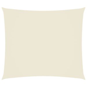 vidaXL P&acirc;nză parasolar, crem, 2x2,5 m, țesătură oxford, dreptunghiular