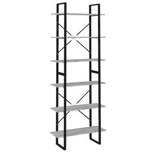 vidaXL Dulap &icirc;nalt, gri sonoma, 80x30x210 cm, lemn compozit