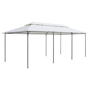 vidaXL Pavilion, alb, 600 x 298 x 270 cm, 180g/m&sup2;