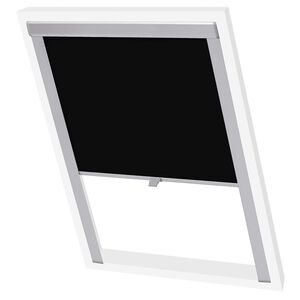 vidaXL Jaluzele opace tip rulou F06, negru, GGL și GGU