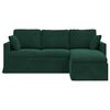 vidaXL Canapea Verde &icirc;nchis 198 x 134 x 80 cm Catifea
