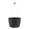 LECHUZA Jardinieră suspendată „NIDO Cottage 35 ALL-IN-ONE”, granit