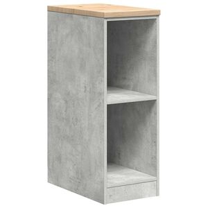 vidaXL Dulap depozitare garaj Beton Gri 30x51x85 cm lemn masiv de pin