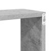 vidaXL Rafturi de perete cub, 6 buc., gri beton, 30x15x30 cm