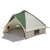 vidaXL Cort Teepee pentru 10 Persoane 10 persoană Verde și alb