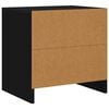 vidaXL Noptiere, 2 buc., negru, 45x34x44,5 cm, PAL