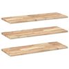 vidaXL Rafturi plutitoare 3 buc. 100x30x2cm lemn masiv acacia netratat