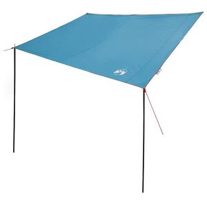 vidaXL Copertină pentru caravană persoană 240 x 350 cm albastru tafta