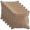 vidaXL Husă pentru pernă 6 buc. HOUTEN Maro 40 x 40 cm