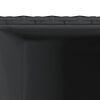 vidaXL Jardiniere grădină, 2 buc., negru, 30x30x60 cm, poliratan