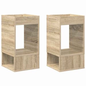 vidaXL Masă laterală 2 pcs Stejar Sonoma 30 x 30 x 56 cm Lemn compozit