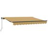 vidaXL Cortina Retractabilă Galben 350 x 200 cm țesătură
