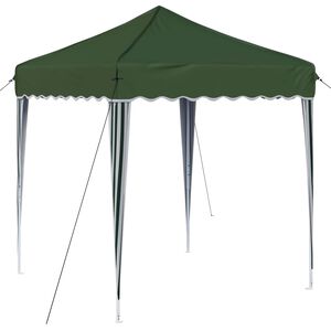 vidaXL Cort de Petrecere Pop-up 195 x 195 x 245 cm Verde