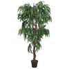 vidaXL Arbore de mango artificial 600 de frunze 150 cm verde