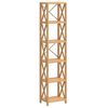 vidaXL Raft cu 6 niveluri, 40x30x181 cm, lemn masiv de stejar