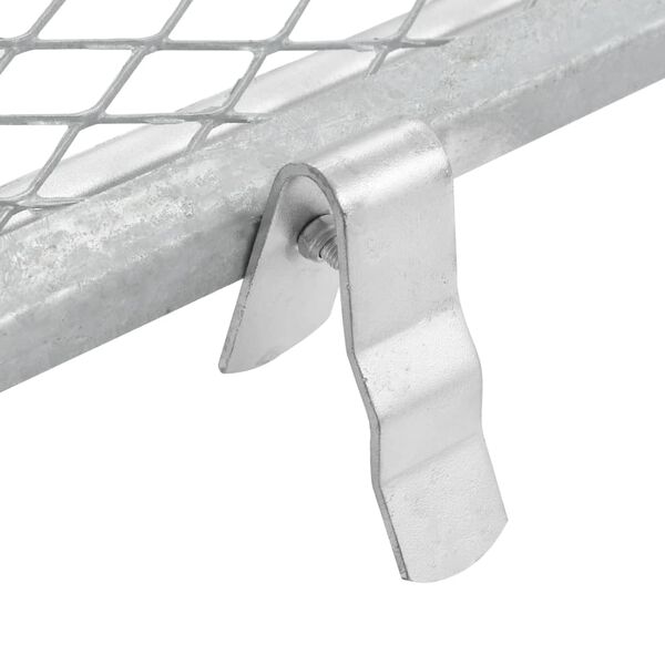 vidaXL Sită de cernut nisip, argintiu, 100 x 60 cm