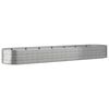vidaXL Jardinieră argintiu 584x140x68 cm oțel vopsit electrostatic