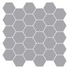vidaXL Placă hexagonală 10 pcs Gri 30 x 30 cm Poliuretan și PET
