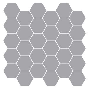 vidaXL Placă hexagonală 10 pcs Gri 30 x 30 cm Poliuretan și PET