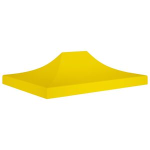 vidaXL Acoperiș pentru cort de petrecere, galben, 4 x 3 m, 270 g/m&sup2;