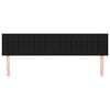 vidaXL Tăblii de pat, 2 buc, negru, 80x5x78/88 cm, textil