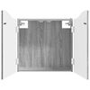 vidaXL Cabinet pentru ținte de darts Sonoma gri 56 x 12 x 63 cm