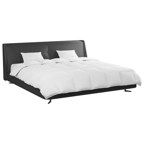 vidaXL Set de Pături cu pernă 3 pcs Alb Pene de rață