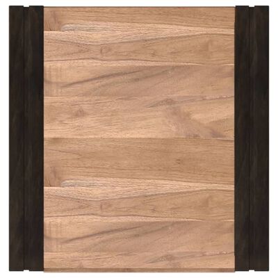 vidaXL Dulap de baie, 45x45x35 cm, lemn masiv de tec