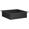 vidaXL Inel pentru foc Negru 90 x 90 x 25 cm Oțel